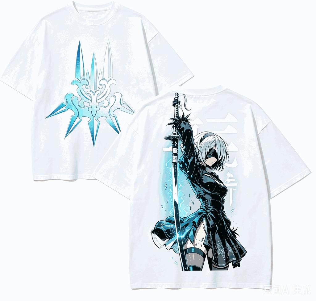 Nier Automata Anime Lover TShirt Harajuku Cotton NewModel High Street Retro Oversized Unisex Harajuku High Quality Hot Product