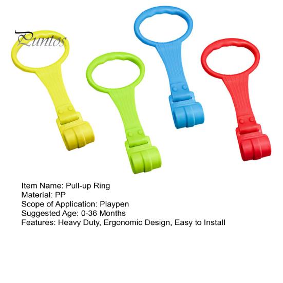 4 ks dětské kroužky na stahování, batolata, pomocník při chůzi, cvičení, pomocný nástroj, stojací kroužky, univerzální dětská postýlka, závěsný kroužek