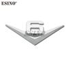 3D V6 V8 Pattern Car Metal Alloy Trunk Fender Adhensive Badge Body Tailgate Displaceme Emblem For Volkswagen Touareg Phaeton