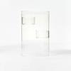 Romantic Glass Tealight Candle Holder Transparent Candle Cup Aromatherapy Holder  Home Decor