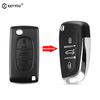 2/3 Button Modified Remote Car Key Shell Case For Peugeot 307 408 308 4007 3008 For Citroen C2 C3 C4 C5 C6 Picasso Ce0536