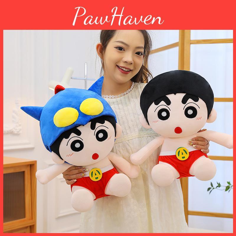 Shin Chan Crayon Cute Animal Plush Toy With Soft Short Velvet Fans Kid Doll Gift