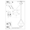 Lampa Wisząca Inclino 1 E27 Biały Lumilo 08.324.44