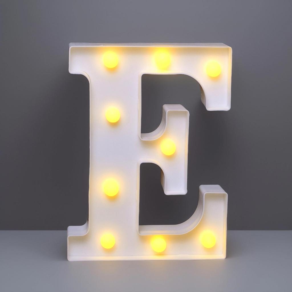 22cm LED Letter & Number Lights for Events - Perfect for Birthdays & Proposals.