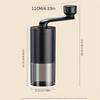 Portable Manual Coffee Grinder with Adjustable Ceramic Core - Perfect for Office, Travel, and Camping Stainless Steel and ABS Hand Crank Mill