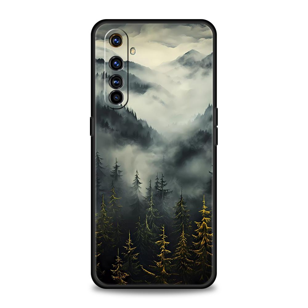 Mountain Forest Phone Case For Oppo A3S A15 A17 A31 A95 Find X5 X6 Pro A54 A53 A52 Reno 6 7 8 SE Z Pro 5G Soft TPU Cover Capas