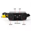 3 In1 Car Parking Reversing Radar Sensors Rear View Backup 170° Camera Universal