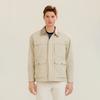 Ferraromilano Garment-Washed Field Jacket L/Beige (Am0Goav15151)