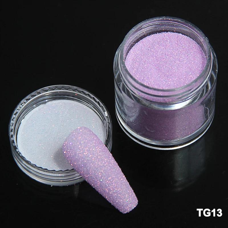 3,5g Paillettes Iridescentes Sucre pour Ongles Coloré Candy Coat Poudre Pigment Pour Manucure Effet Sucre Poussière Brillante Décorations Nail Art