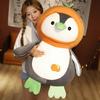 Large Fruit Penguin Pillow: Cute Antarctic Plush Toy for Bed, Huggable Sleeping Doll, Birthday Gift for Girls