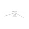 50Pcs Pruning Shear Springs Steel V Shape Replacement for Garden Pruner Mini Plant Trimming Scissors Gardening Tool Spring