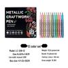 Colorful Metallic Signature and Highlight Pen for Crafting & DIY Projects
