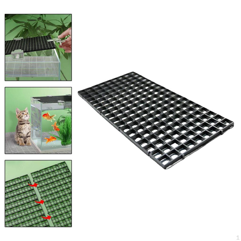 Aquarium Divider Anti Jumping Lid Cover Easy to Install Filter Separation Hood