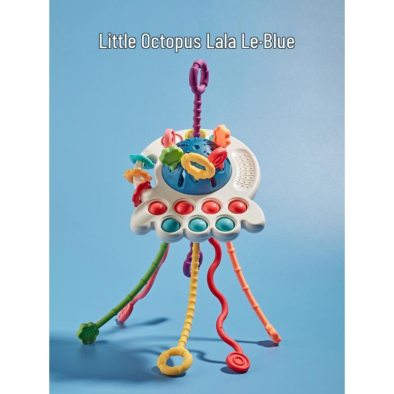 Octopus Teething & Grasping Toy for Babies 0-1 Year