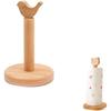 Wooden Paper Towel Holder, Cute Paper Holder Animal Shape Toilet Tissue Paper Roll Holder Storage Stand Wood Paper Towel Holder(Bird)