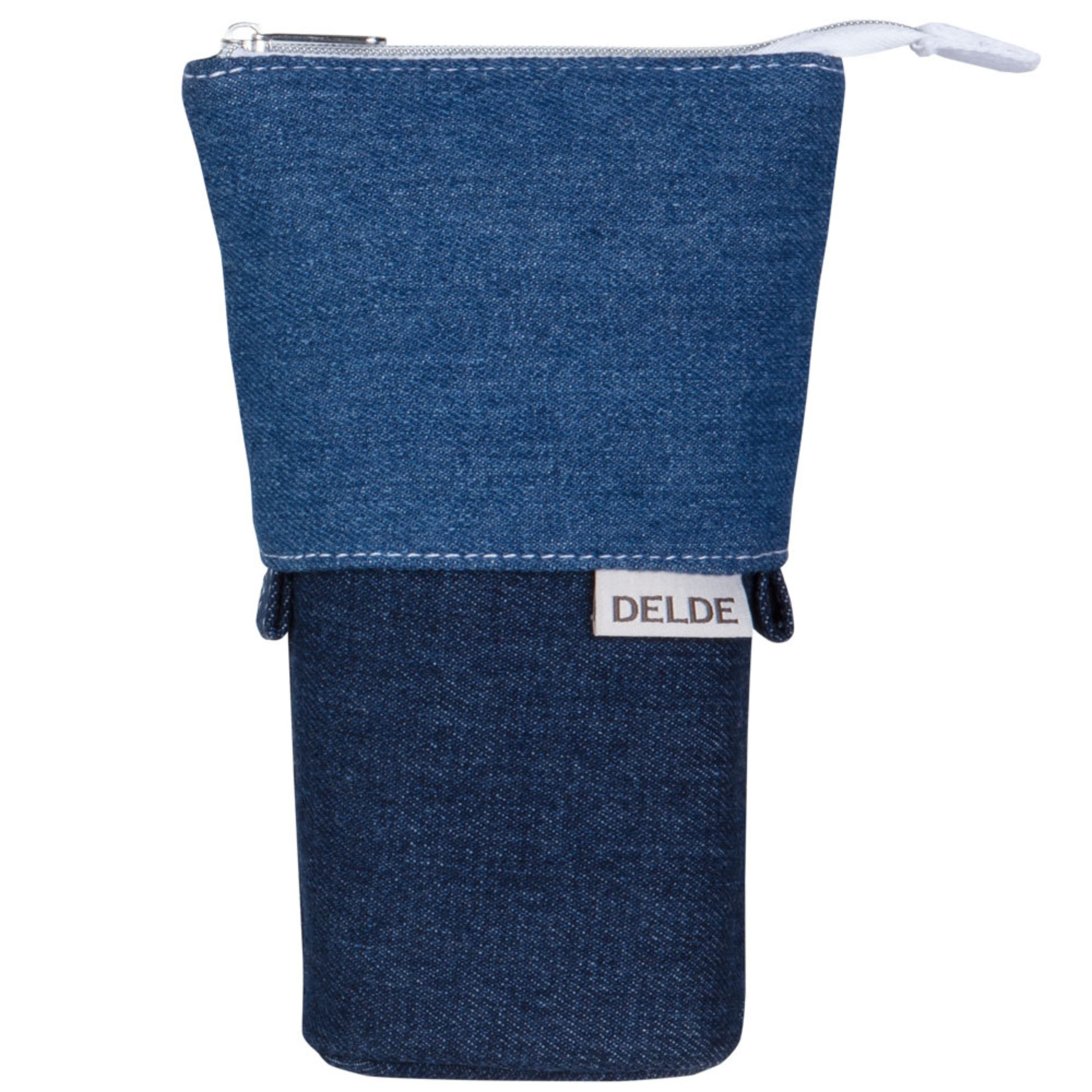 

Sunstar Stationery Pencil Case, Delde Slim Pouch, Denim Blue, S1415891