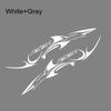 2PCS Car Both Door Side Waist Line Stickers Great Shark Graphics Vinyl Decals Automobile Styling Decoration Stickers Accessories