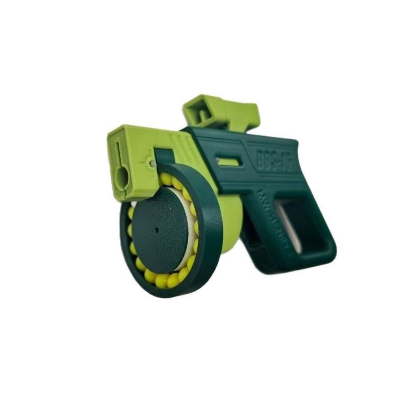 1 Set New Model 3D Printed Abs Mini Toy Blaster Spring Perfect For Kids Outdoor Play Family Gathering