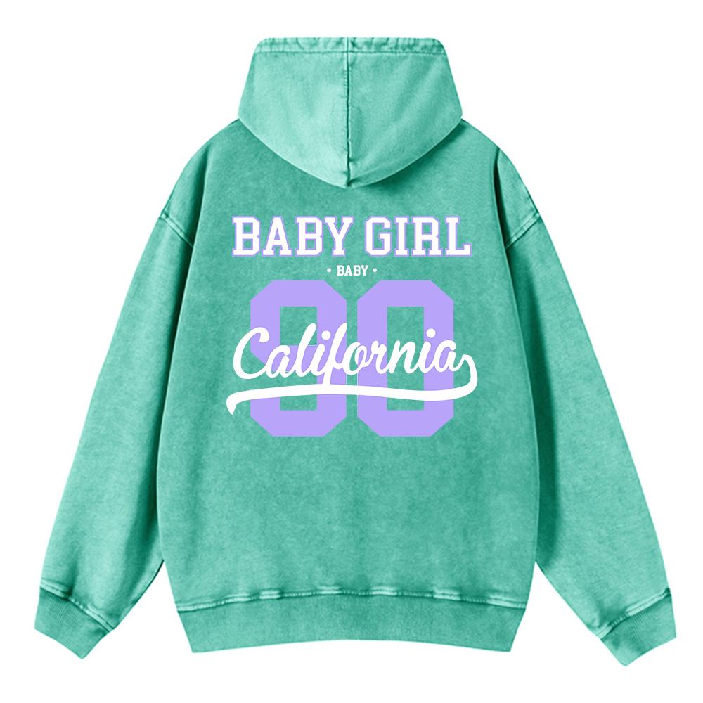 

Осень Зима Женские Толстовки с Капюшоном с Принтами Букв 90 Калифорния Свитшоты Оверсайз Карман Хлопок Толстовки 3XL