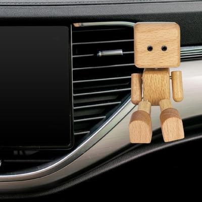 Shaking Feet Wooden Doll Accessories for Car Dashboard Decorative Versatile Lightweight Ornament