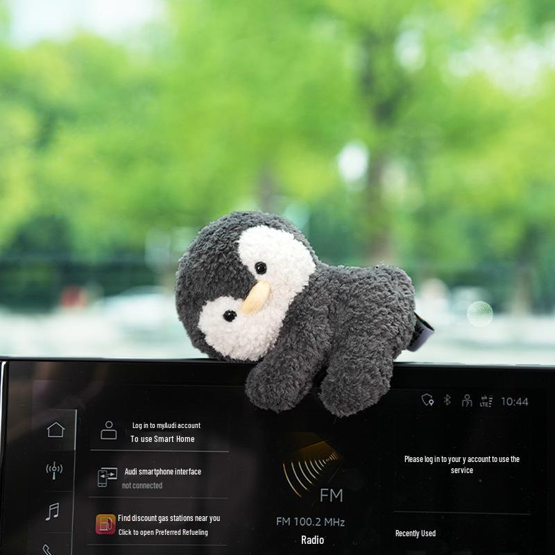 Cute Stress Relief Car & Monitor Ornaments - Console Screen & Figurine Decor