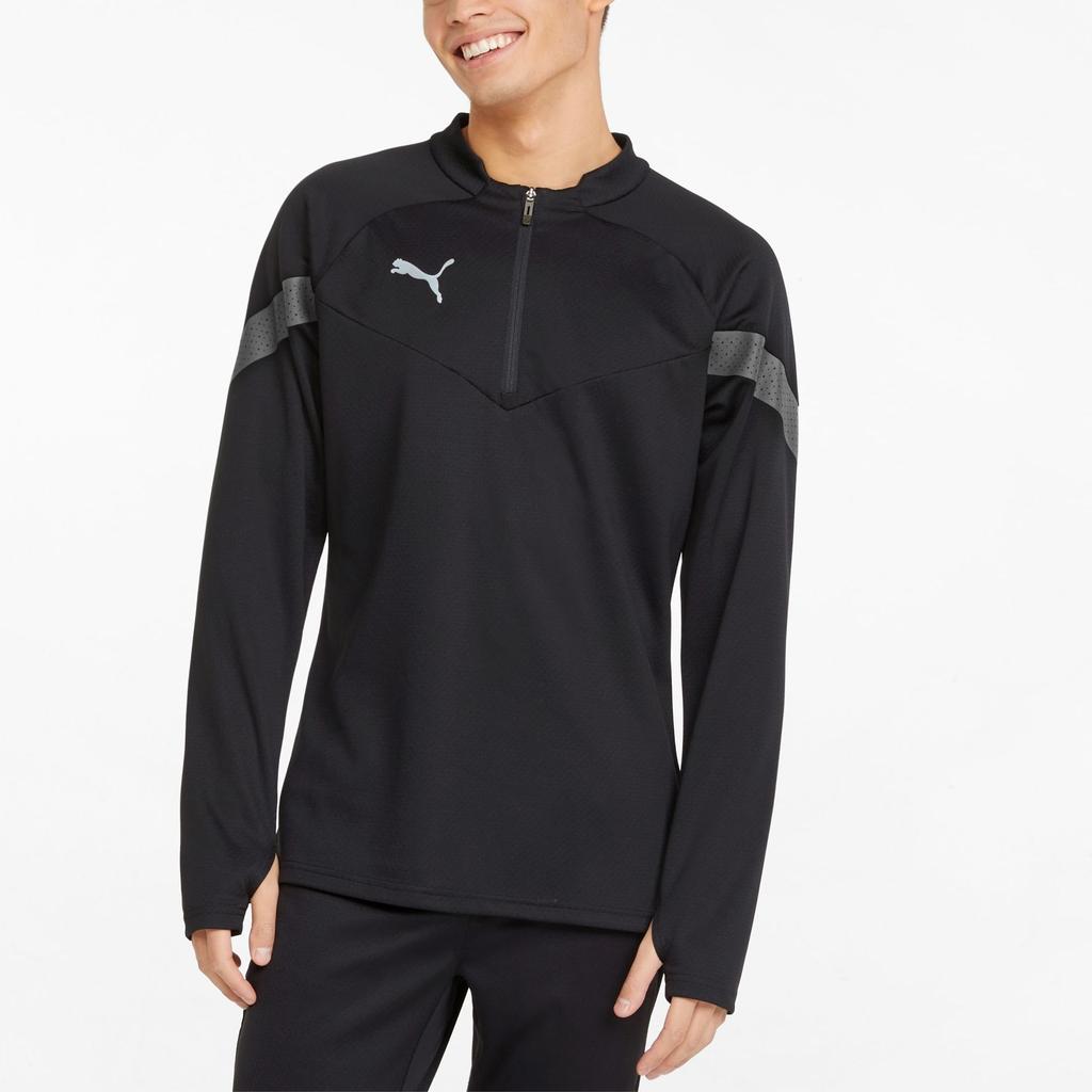 Puma Teamfinal Training Quarter-Zip Football Top Men Tops Black 657375-03