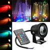 RGB Waterproof IP68 LED Flood Light Underwater Fountain Pool Pond Aquarium Spotlight Bulb Outdoor Garden Lamp 12V 85-265V Lights