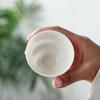 Weißgeschirr Teetasse Handgefertigt Dünnwandige Teetasse Duft-Tasse Meistertasse Keramik Kung Fu Teetasse Kleine Teeschale Teetassen