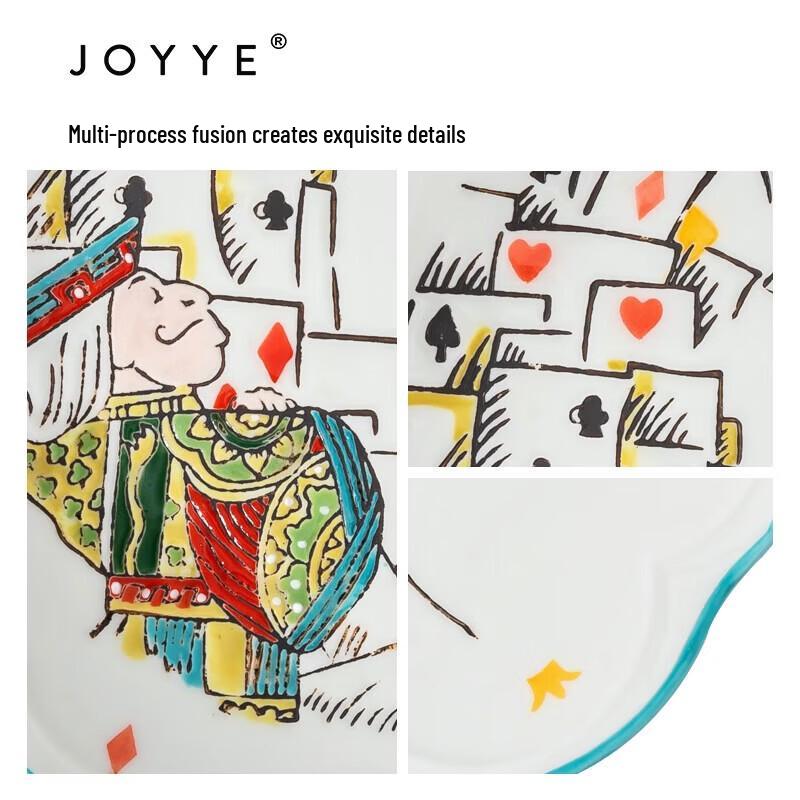 JOYYE Alice in Wonderland 8-inch Ceramic Plate