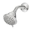 8-Spray Wall Mount Fixed Shower Head WaterSense Certified Easy Installation High Pressure Chrome Finish Bathroom Shower Fixture