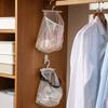 Breathable Mesh Hanging Bag Clothes Pin Holder With Hook Washable Clothespin Peg Storage Undergarment Laundry