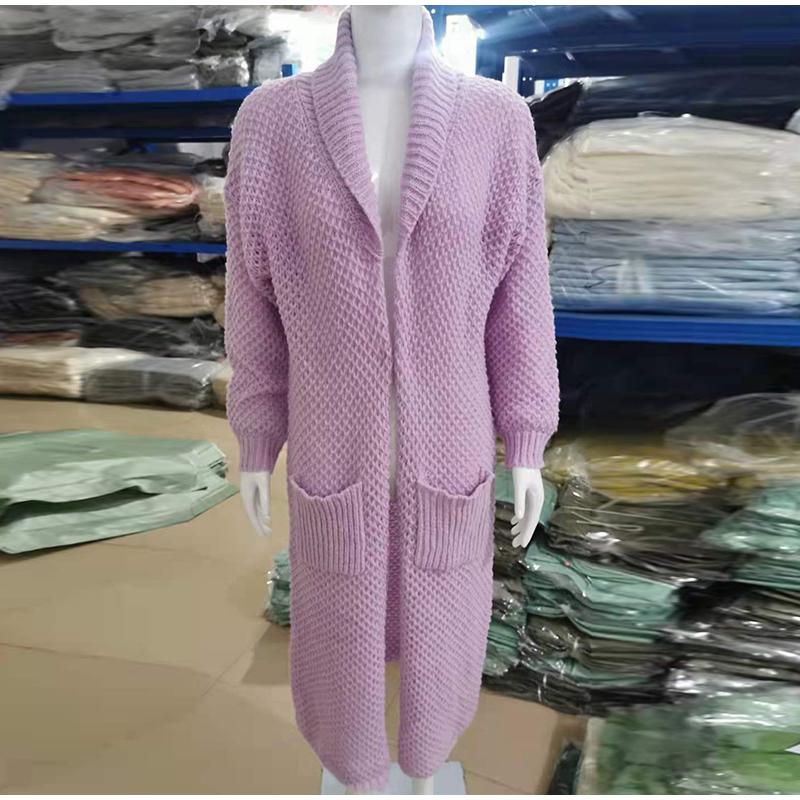 Женский кардиган с длинным рукавом — фото 7