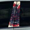 1pc/2pcs JDM Ninja Car Stickers Car B-pillar Vinyl Decals Waterproof Auto Center Pillar Sticker Cover Scratches Vehicle Decor