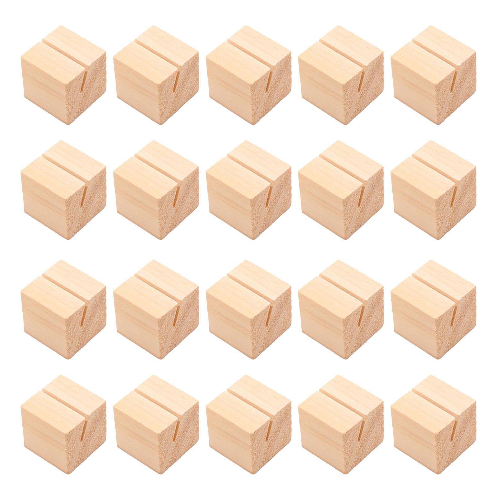 

20 шт. Деревянные подставки для номеров столов, Деревянные держатели для визиток, Деревянные карточки с именами, Зажимы для этикеток продуктов питания, Держатели для фото для свадьбы A