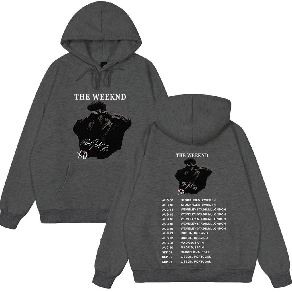 The Weeknd XO After Hours Til Dawn Print Hoodie Men Women Fashion Pullover Long Sleeves Casual Vintage Sweatshirts Streetwear