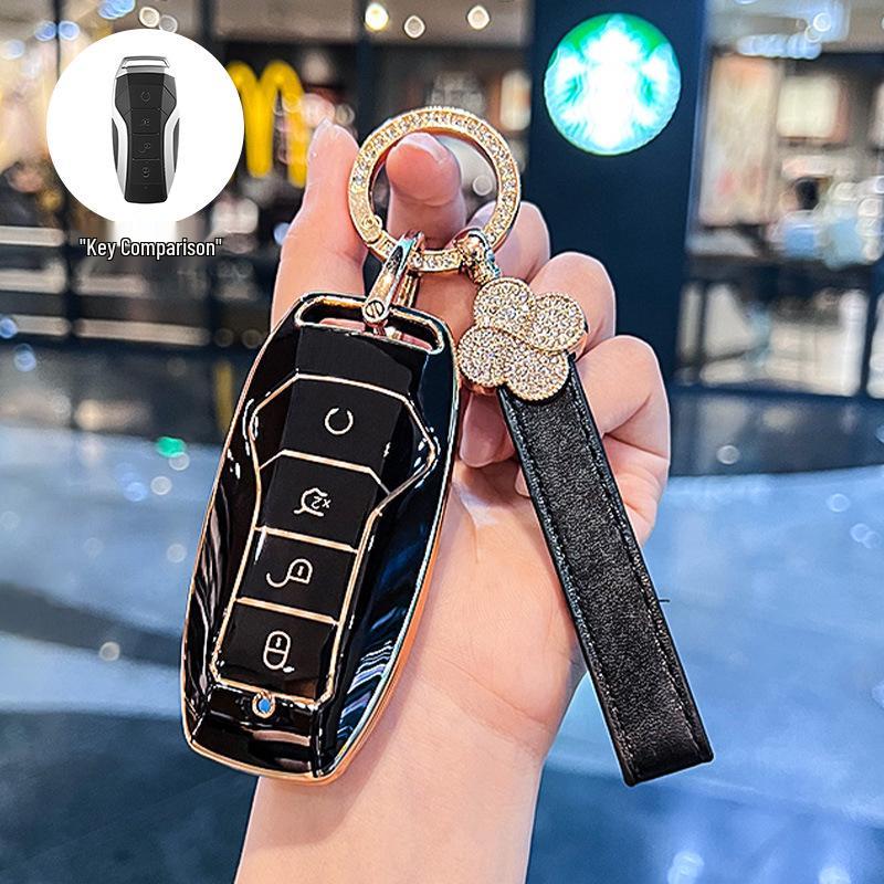 BYD Key Case for Song PLUS/Tang DM/E9 2019/Pro DMi - Female Key Shell & Buckle