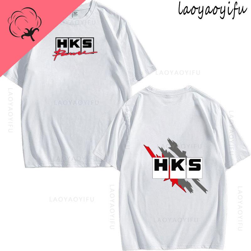 JDM Modified Car HKS ENDLESS Theme 100Cotton Mens Womens Fashion High Quality Oneck Casual Summer TShirt Printed Fashion
