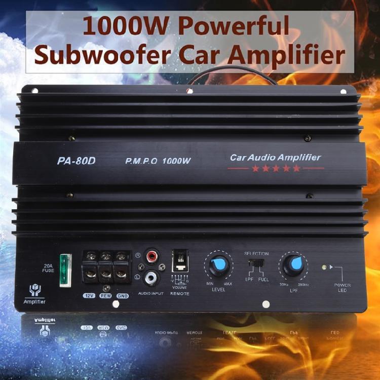 1000W 12V Low Frequencies Car Bass Subwoofer Booster Mono Power Amplifier Board