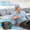Greadio 2025 Multifunctional Boombox CD Bluetooth Rechargeable CD FM EQ 5000mAh High Remote USB Portable CD Cassette Tape Bluetooth Double 5W Stereo
