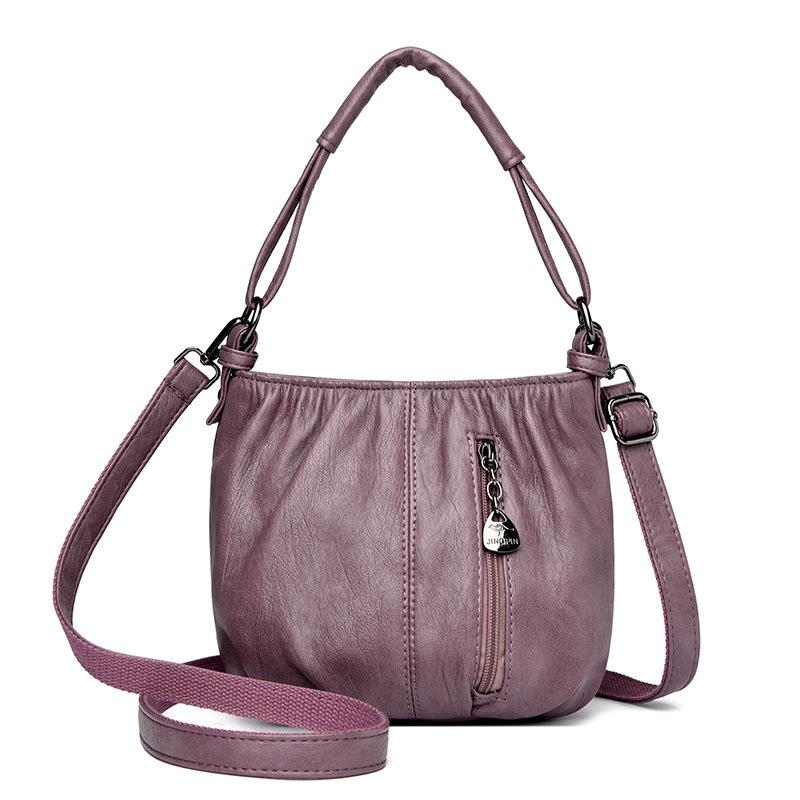 

Counter genuine retro mother bucket bag small bag women s 2025 new trendy Korean version simple and versatile shoulder messenger bag фиолетовый