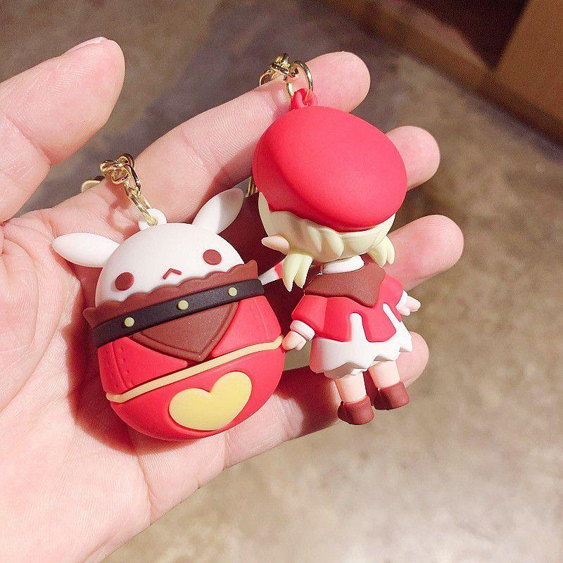 Adorable Genshin Impact Klee Bomb Doll Keychain Perfect For Cosplay And Gifts