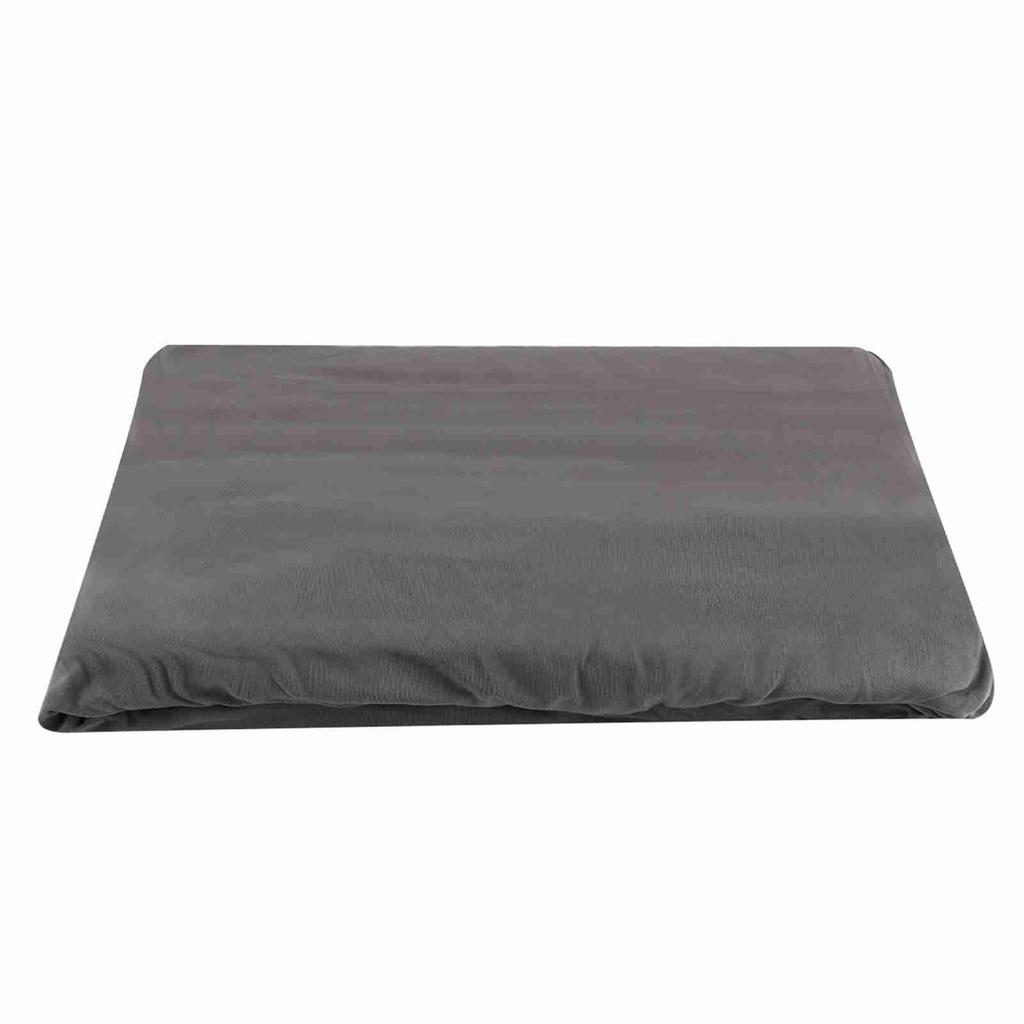 Polyester 3+2 Sitzer Ecksofa Bezug L-Form Überwurf Heimmöbel Schutz (Grau)