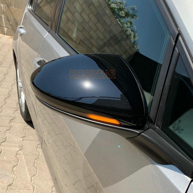 

2pcs Dynamic Blinker For Volkswagen Jetta MK7 US model LED Turn Signal Rline Mirror Light 2018
