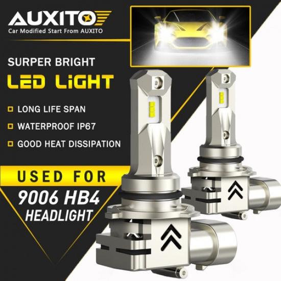 AUXITO 9006 LED Headlight Conversion Kit 24000LM HighLow Beam Bulb 10S EOA