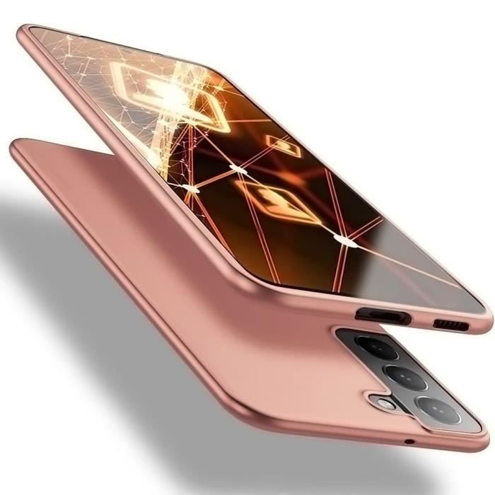 Coque de protection - Samsung - Galaxy A14 5G - Silicone Souple - 2 Verres Trempés - Rose