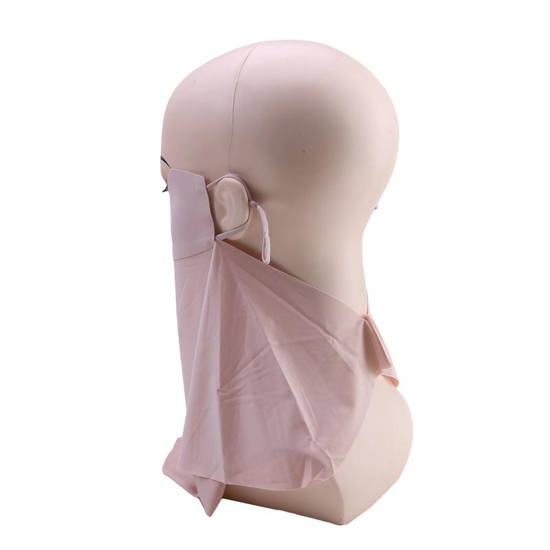 Traceless Sunscreen Mask DetachableIce Silk Mask Summer Breathable Thin Cover Face