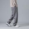 Men's Corduroy Pants: Loose Straight Wide-Leg Sweatpants for Spring & Autumn, Winter Sports Casual Long Trousers