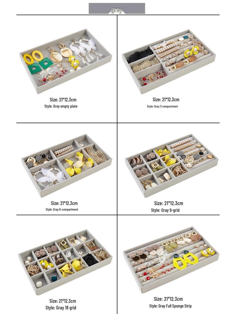 Wielopoziomowe pudełko na biżuterię na kolczyki i małe przedmioty - Przechowywanie i organizacja w domu