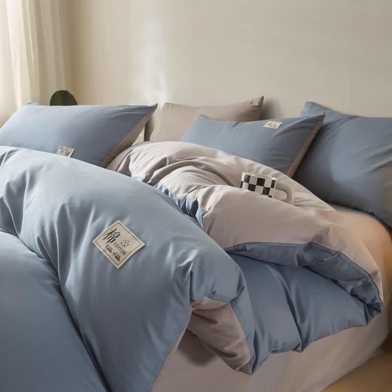 All-Cotton Dormitory 5-Piece Bedding Set