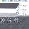 Confezione da 4 Contenitori Salvaspazio Sottoletto da 90L Contenitori Pieghevoli per Armadio Organizzatori Contenitori Sottoletto per Coperte Vestiti